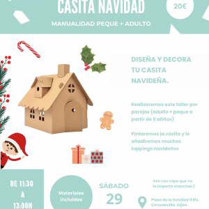 Taller navidad arte creativo familia