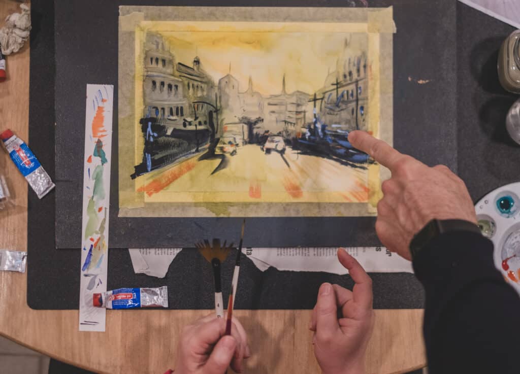 Taller de pintura en Gijón - Gea