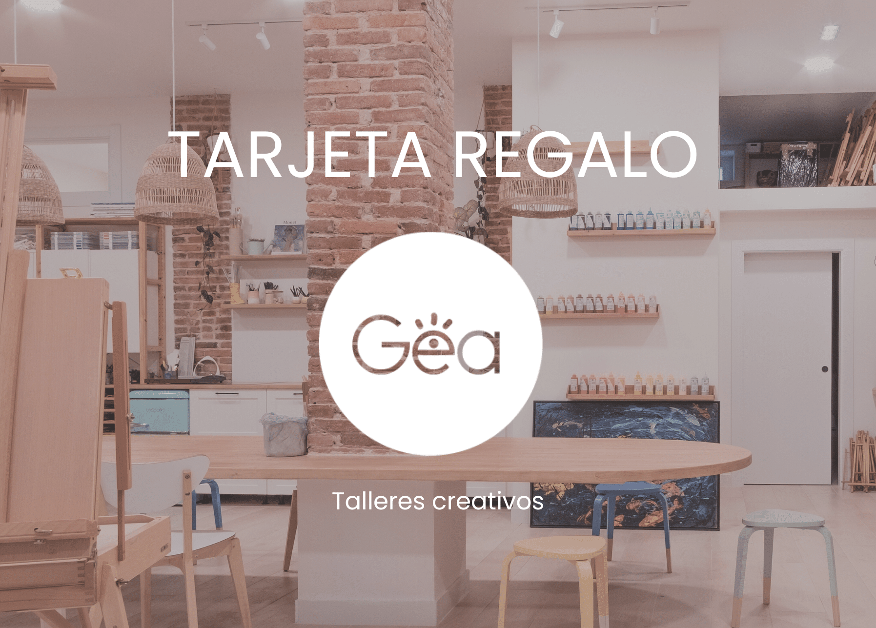 Tarjeta regalo talleres creativos