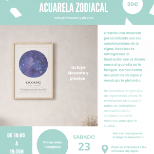 Planes diferentes gijon Asturias acuarela vino horóscopo Asturias