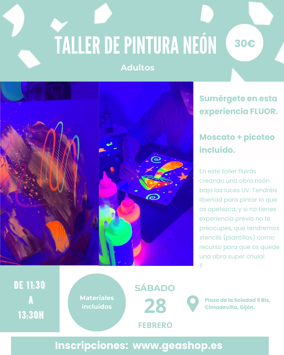 pintura neon