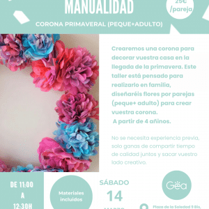 Actividad familias niños taller creativo gijon manualidad