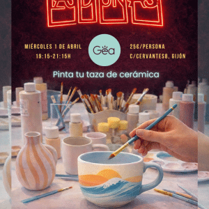 pinta tu taza de ceramica en gijon