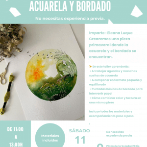 acuarela y bordado gijon asturias