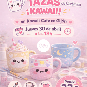 Pinta tu taza gijon kawaii cafe